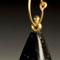 Thumbnail of "Medusa" earrings; Water Buffalo Horn and 22ct Gold Piqué. Click for large image.