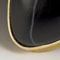 Thumbnail of Ring; Banded Onyx, Silver, 18ct Gold. Click for large image.